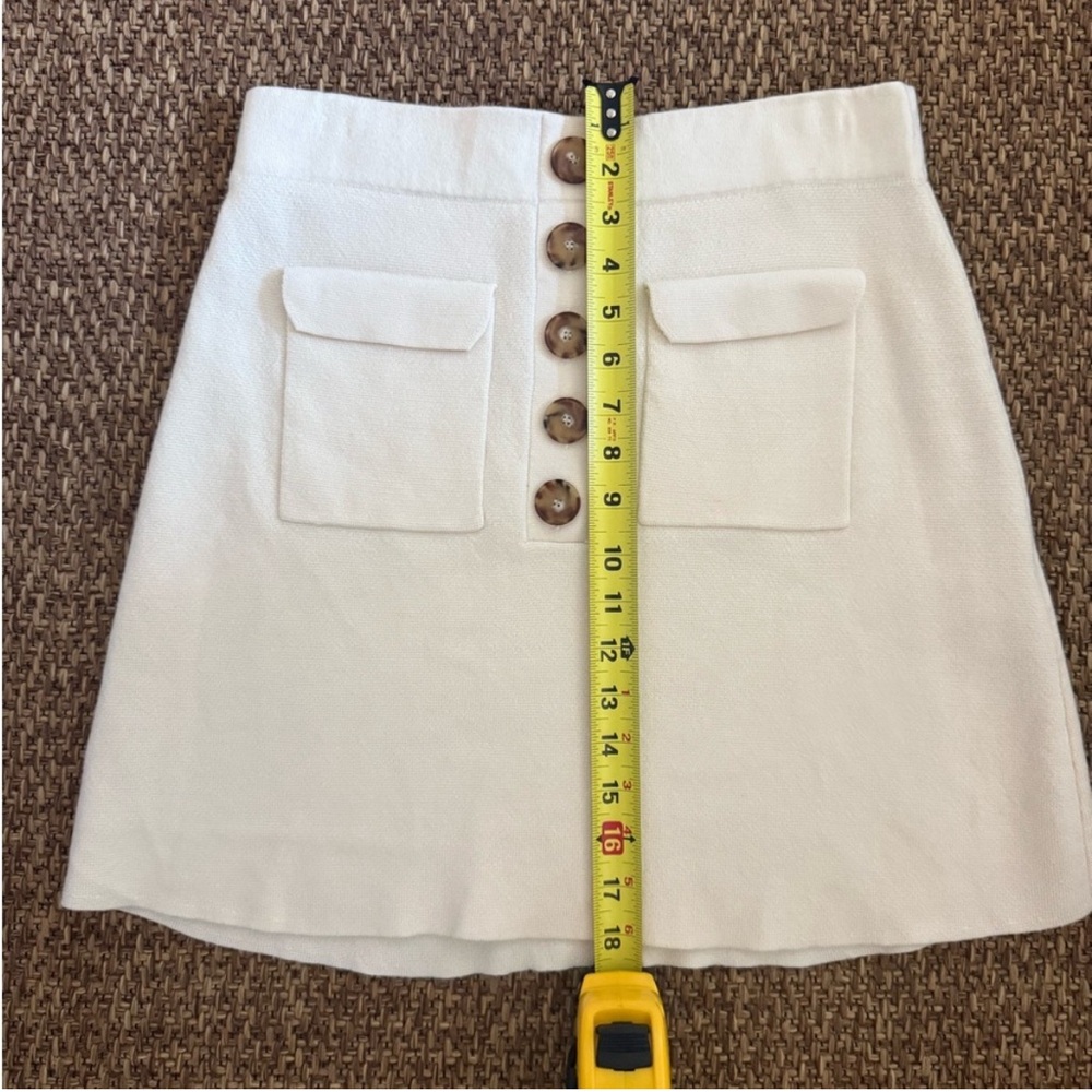 Gorgeous Sezane Sorena Skirt Cru - Size L- Excellent Condition! View 4